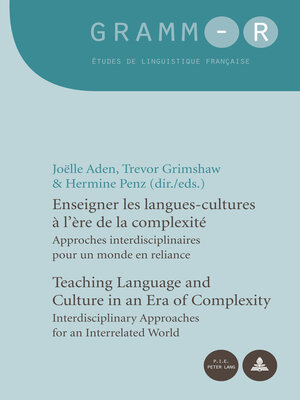 cover image of Enseigner les langues-cultures à lère de la complexité / Teaching Language and Culture in an Era of Complexity